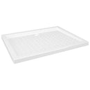 brusekar med dupper 90x70x4 cm ABS hvid