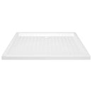 brusekar med dupper 80x100x4 cm ABS hvid
