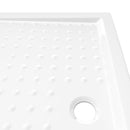 brusekar med dupper 80x100x4 cm ABS hvid
