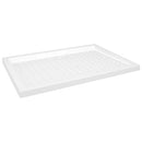 brusekar med dupper 70x100x4 cm ABS hvid