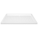 brusekar med dupper 70x100x4 cm ABS hvid
