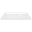 brusekar med dupper 80x120x4 cm ABS hvid