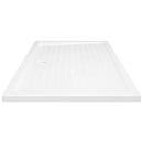 brusekar med dupper 80x120x4 cm ABS hvid