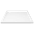 brusekar 90x90 cm ABS firkantet