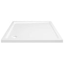 brusekar 90x90 cm ABS firkantet