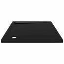 brusekar 80x80 cm ABS firkantet sort