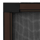 udvideligt insektnet til vinduer (100-193)x75 cm brun