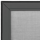 udvideligt insektnet til vinduer (100-193)x75 cm antracitgrå