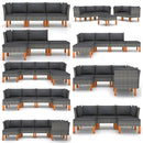 havesofa polyrattan og massivt eukalyptustræ