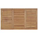 havebord 140x80x77 cm massivt teaktræ