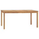 havebord 160x80x77 cm massivt teaktræ