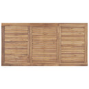 havebord 160x80x77 cm massivt teaktræ