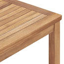 havebord 160x80x77 cm massivt teaktræ