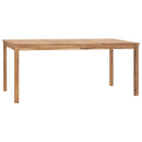 havebord 180x90x77 cm massivt teaktræ