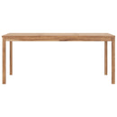 havebord 180x90x77 cm massivt teaktræ