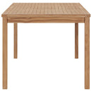 havebord 180x90x77 cm massivt teaktræ