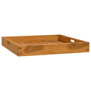 serveringsbakke 50x50 cm massivt teaktræ