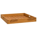 serveringsbakke 50x50 cm massivt teaktræ