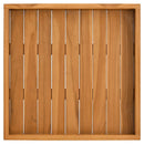 serveringsbakke 50x50 cm massivt teaktræ