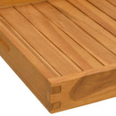 serveringsbakke 50x50 cm massivt teaktræ
