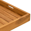 serveringsbakke 50x50 cm massivt teaktræ