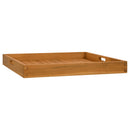 serveringsbakke 60x60 cm massivt teaktræ