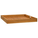serveringsbakke 60x60 cm massivt teaktræ