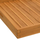 serveringsbakke 60x60 cm massivt teaktræ