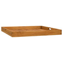 serveringsbakke 70x70 cm massivt teaktræ