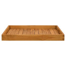 serveringsbakke 70x70 cm massivt teaktræ