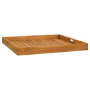 serveringsbakke 70x70 cm massivt teaktræ
