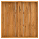 serveringsbakke 70x70 cm massivt teaktræ