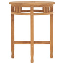 bistrobord Ø60x75,5 cm massivt teaktræ
