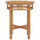 bistrobord Ø60x75,5 cm massivt teaktræ