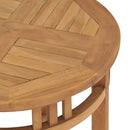 bistrobord Ø60x75,5 cm massivt teaktræ