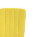 spisebordsstole 4 stk. velour sennepsgul