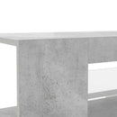 tv-bord med LED-lys 90x39x30 cm betongrå