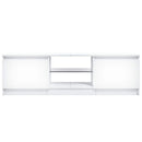 tv-skab med LED-lys 120x30x36 cm hvid