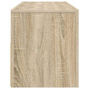 tv-bord med LED-lys 120x35x40 cm sonoma-eg