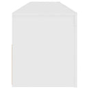tv-skab med LED-lys 120x35x40 cm hvid