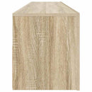 tv-bord med LED-lys 120x35x40 cm sonoma-eg