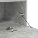 tv-borde med LED-lys 2 stk. 60x35x40 cm betongrå