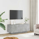 tv-bord 100x35x40 cm konstrueret træ betongrå