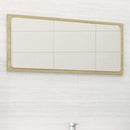 badeværelsesspejl 80x1,5x37 cm spånplade sonoma-eg