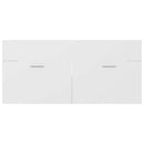 skab til håndvask 100x38,5x46 cm konstrueret træ hvid