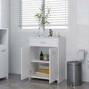 badeværelsesskab 60x33x80 cm konstrueret træ hvid