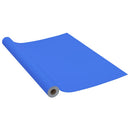 selvklæbende folie til møbler 500x90 cm PVC blå højglans