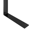 ryglæn til pallesofa 110 cm jern sort