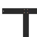 ryglæn til pallesofa 110 cm jern sort