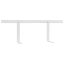 ryglæn til pallesofa 110 cm jern hvid